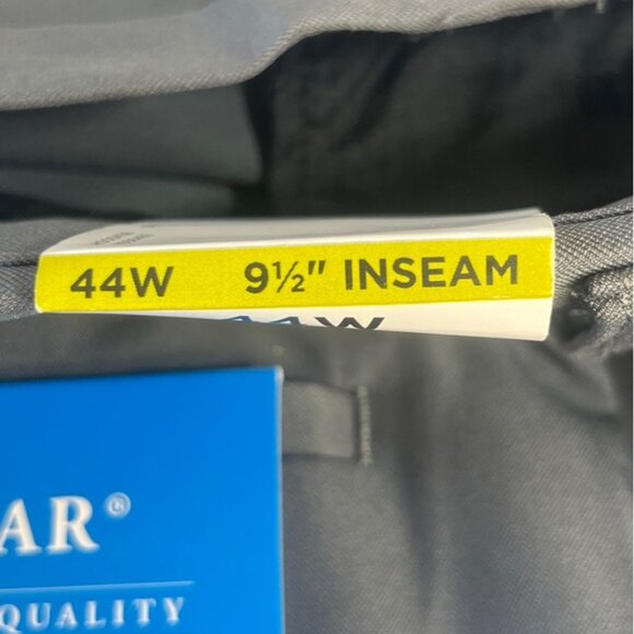 Haggar Cool 18 Pro Shorts Mens Size 44 Gray New Expandable Waist - Picture 11 of 11